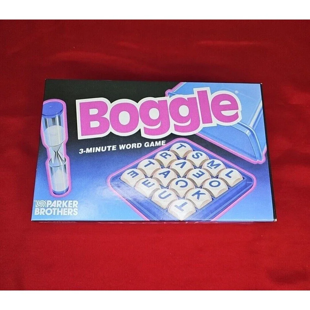 Boggle Word Game Parker Brothers VTG '92 Complete Classic Letter Cube